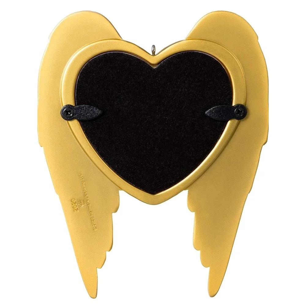 Hallmark 2020 Forever My Friend Angel Wings Heart Pet Memorial Photo Ornament